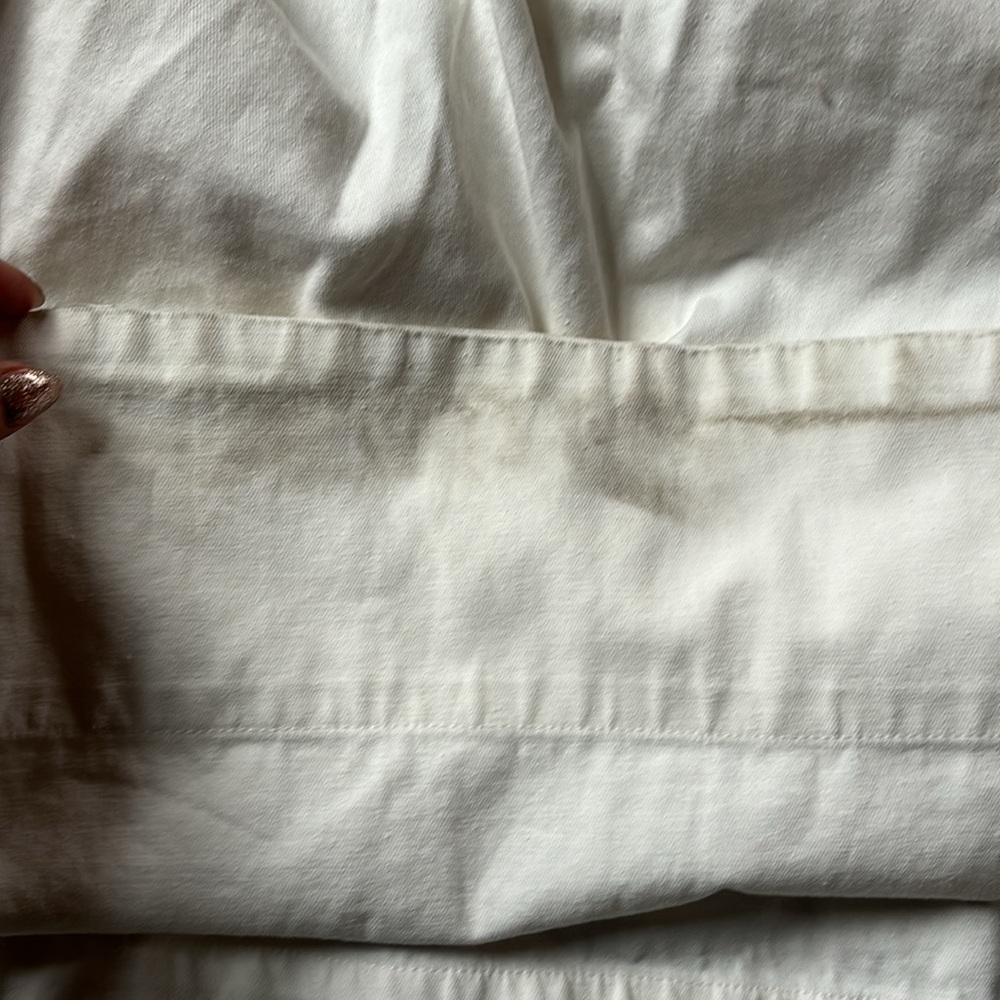 Anthropologie Forever That Girl Denim Off White Dress - Picture 9 of 10
